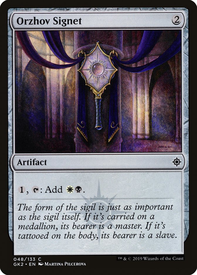 Orzhov Signet [Ravnica Allegiance Guild Kit] | Galaxy Games LLC
