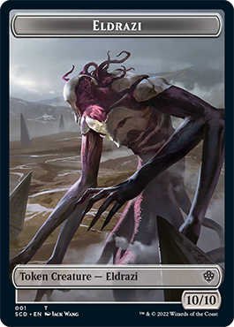 Eldrazi // Soldier Double-Sided Token [Starter Commander Decks] | Galaxy Games LLC