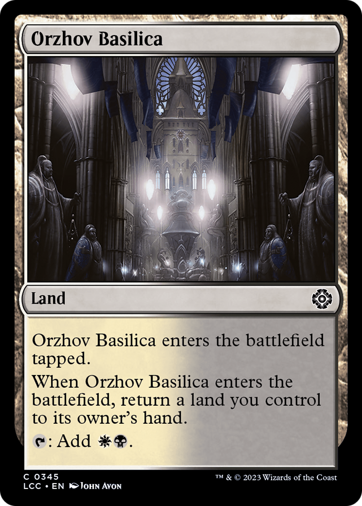 Orzhov Basilica [The Lost Caverns of Ixalan Commander] | Galaxy Games LLC