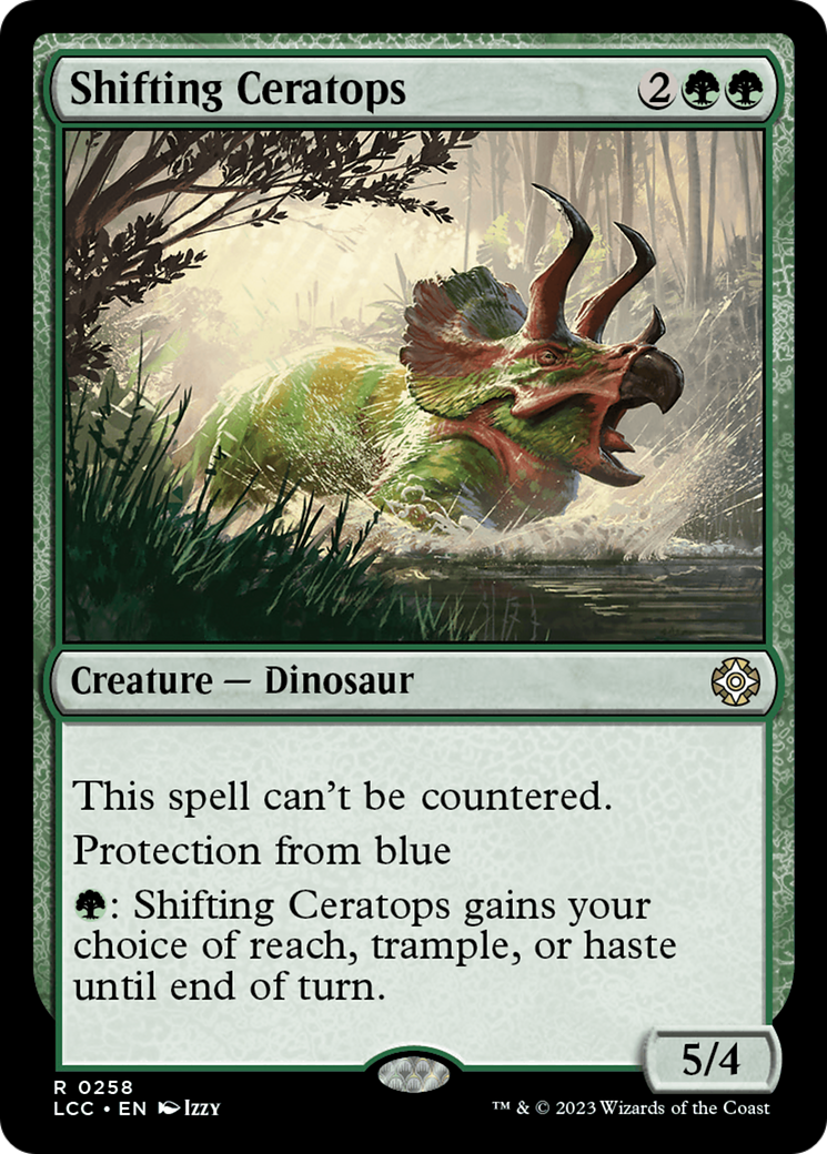 Shifting Ceratops [The Lost Caverns of Ixalan Commander] | Galaxy Games LLC