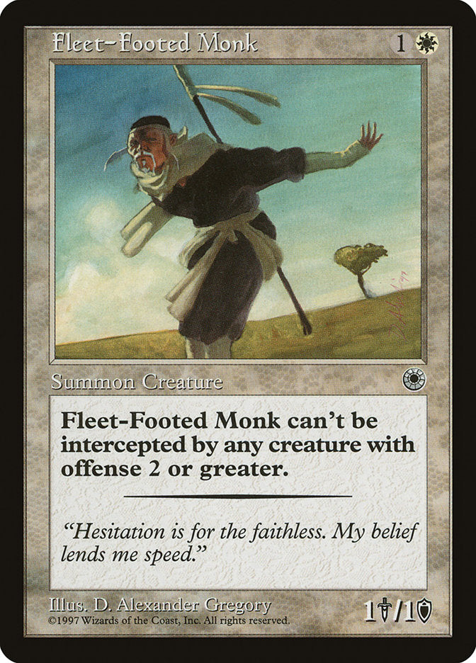 Fleet-Footed Monk [Portal] | Galaxy Games LLC