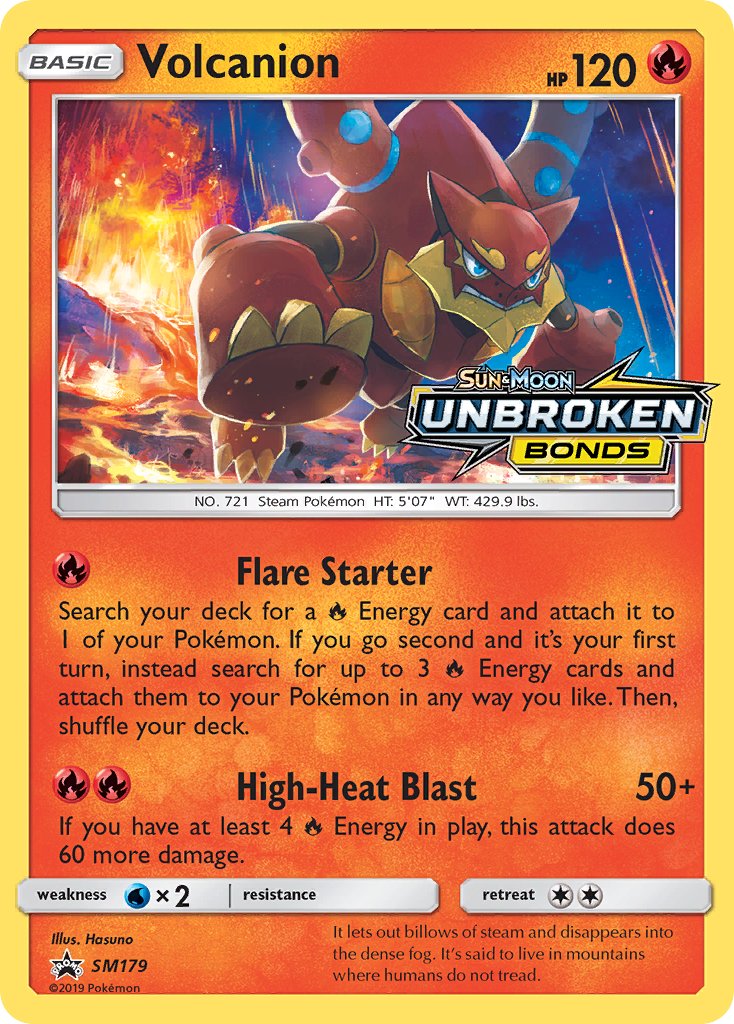 Volcanion (SM179) [Sun & Moon: Black Star Promos] | Galaxy Games LLC