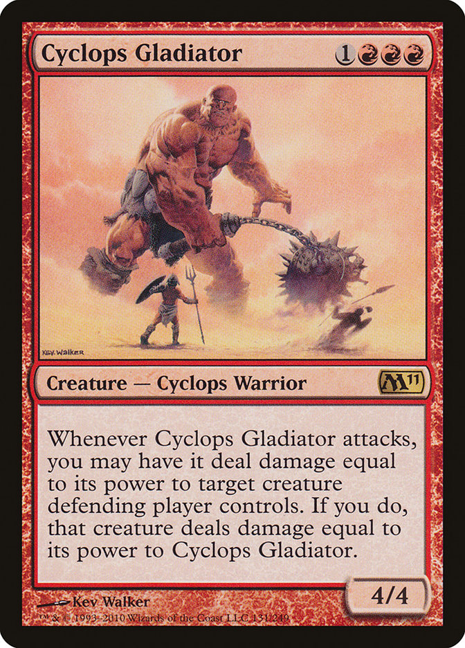 Cyclops Gladiator [Magic 2011] | Galaxy Games LLC