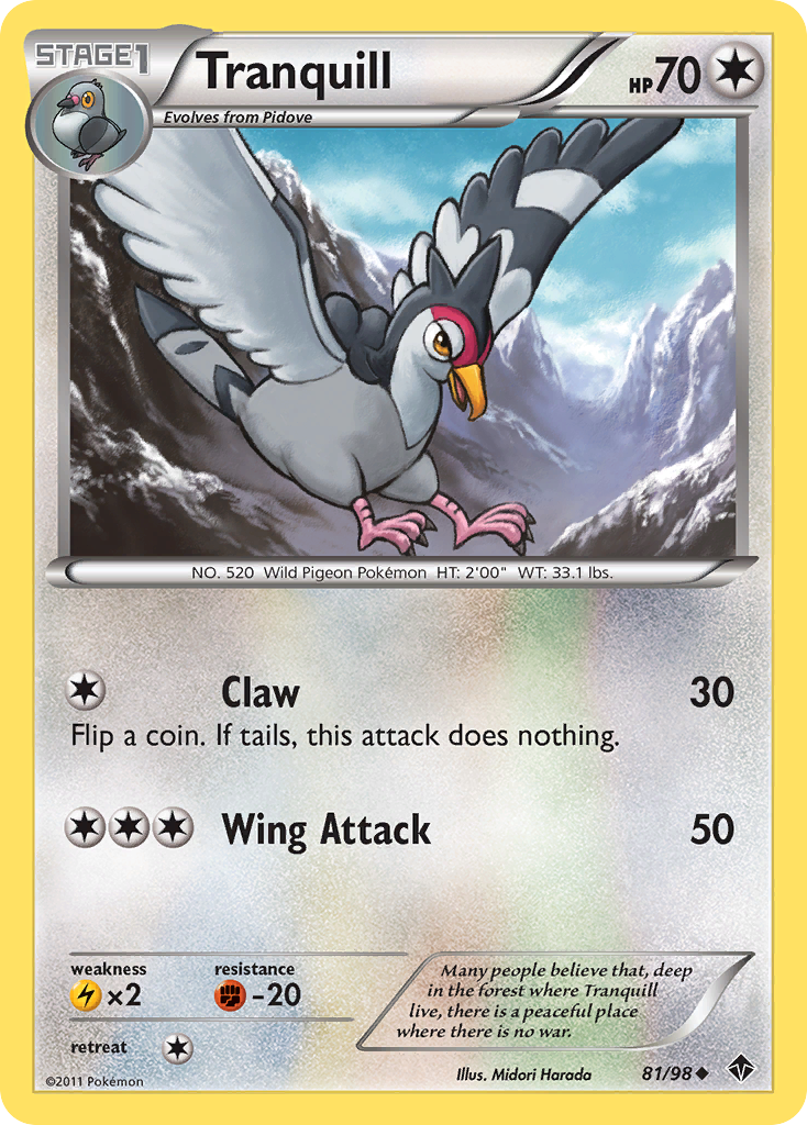 Tranquill (81/98) [Black & White: Emerging Powers] | Galaxy Games LLC