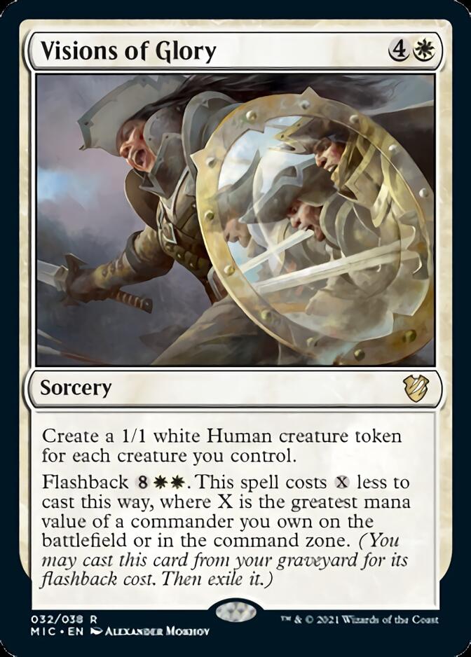 Visions of Glory [Innistrad: Midnight Hunt Commander] | Galaxy Games LLC