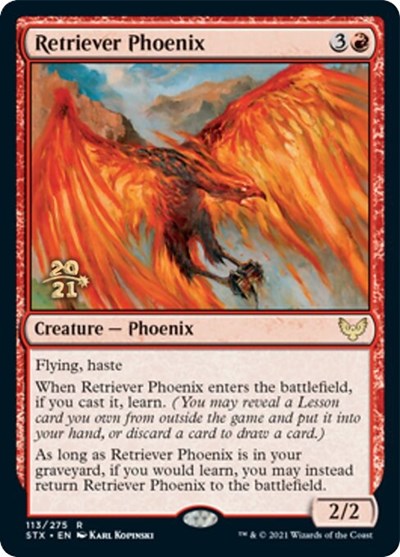 Retriever Phoenix [Strixhaven: School of Mages Prerelease Promos] | Galaxy Games LLC