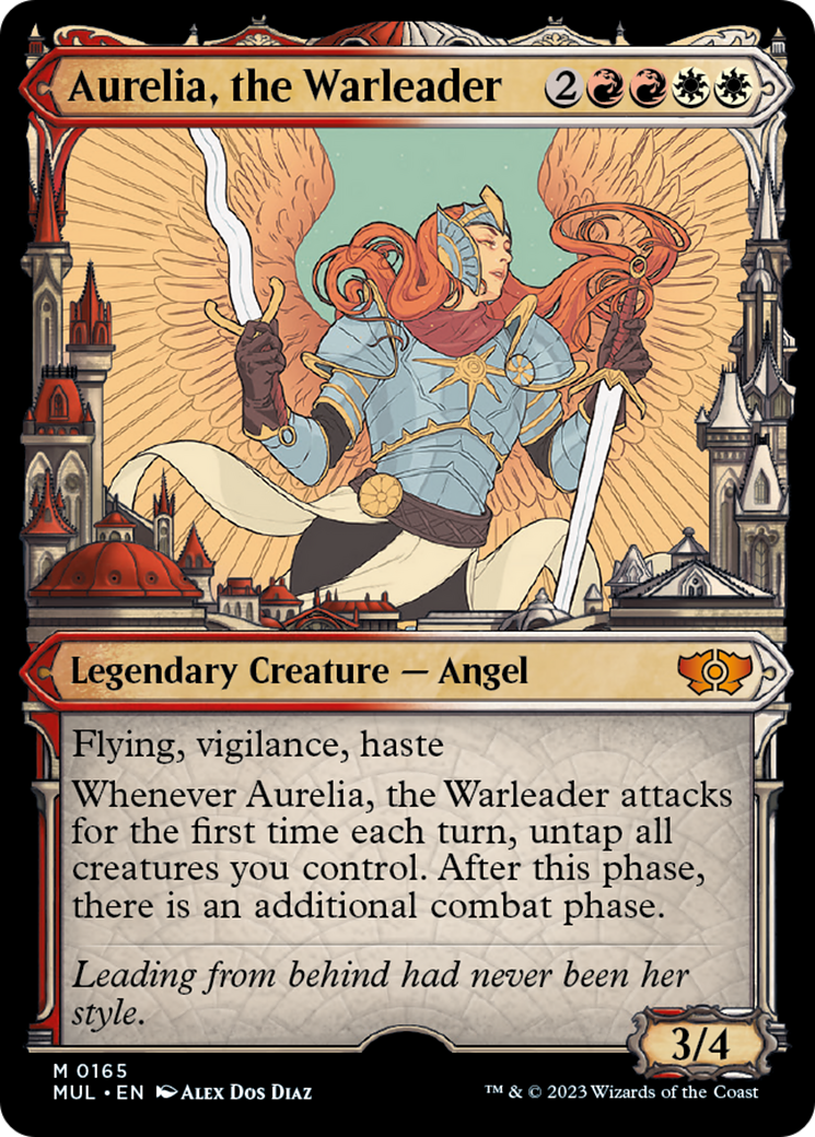 Aurelia, the Warleader (Halo Foil) [Multiverse Legends] | Galaxy Games LLC