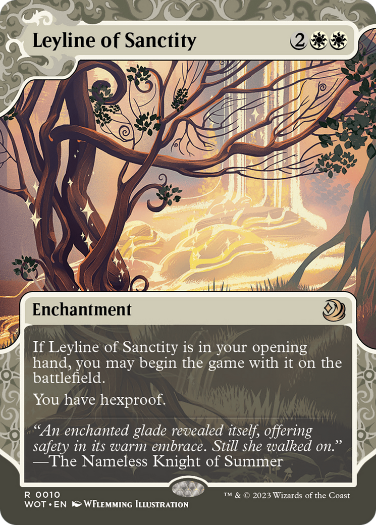 Leyline of Sanctity [Wilds of Eldraine: Enchanting Tales] | Galaxy Games LLC
