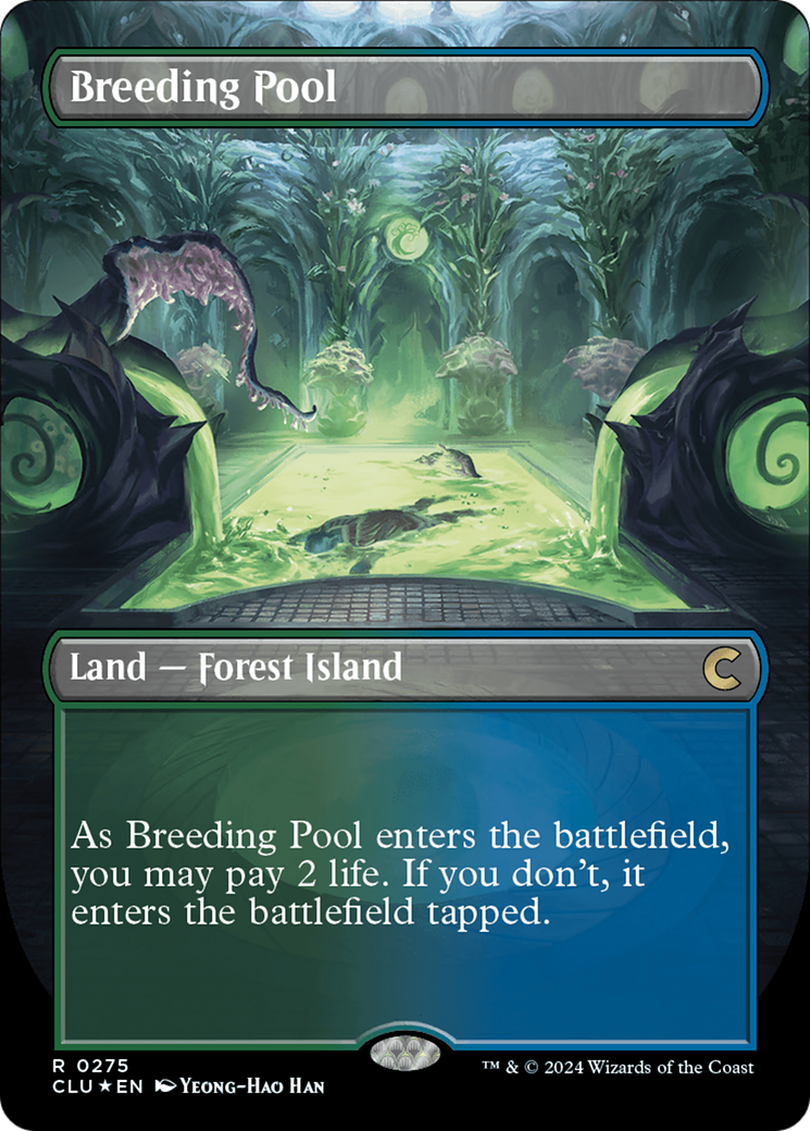 Breeding Pool (Borderless) [Ravnica: Clue Edition] | Galaxy Games LLC