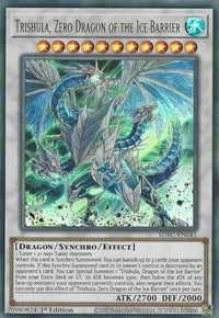 Trishula, Zero Dragon of the Ice Barrier [SDFC-EN041] Ultra Rare | Galaxy Games LLC