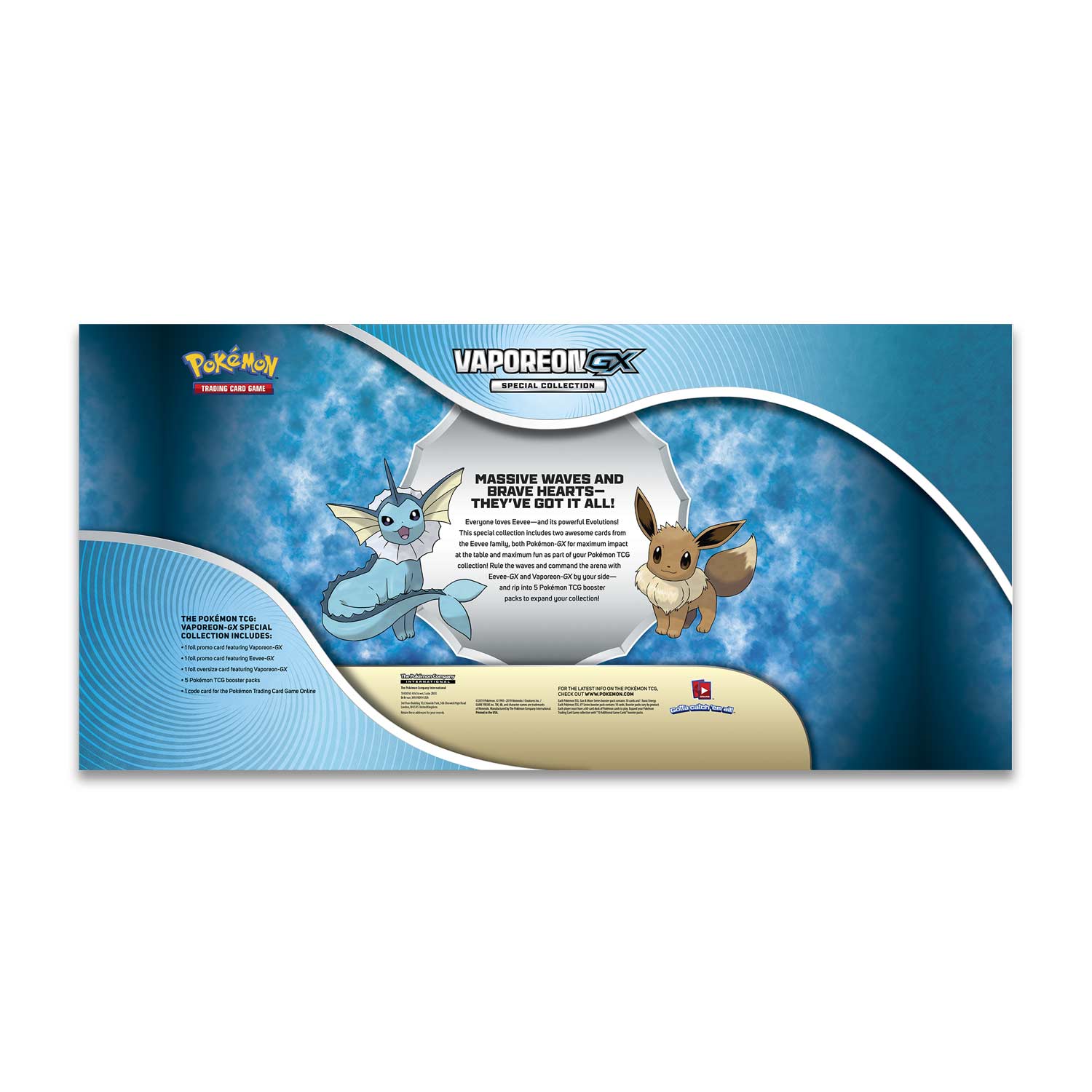 Vaporeon GX Special Collection | Galaxy Games LLC