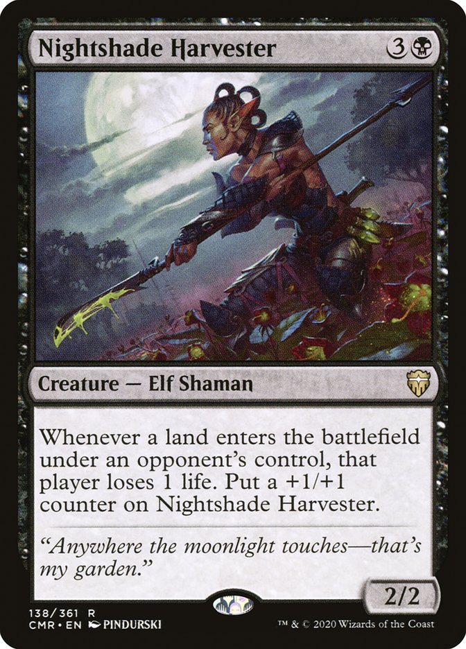 Nightshade Harvester [Commander Legends] | Galaxy Games LLC