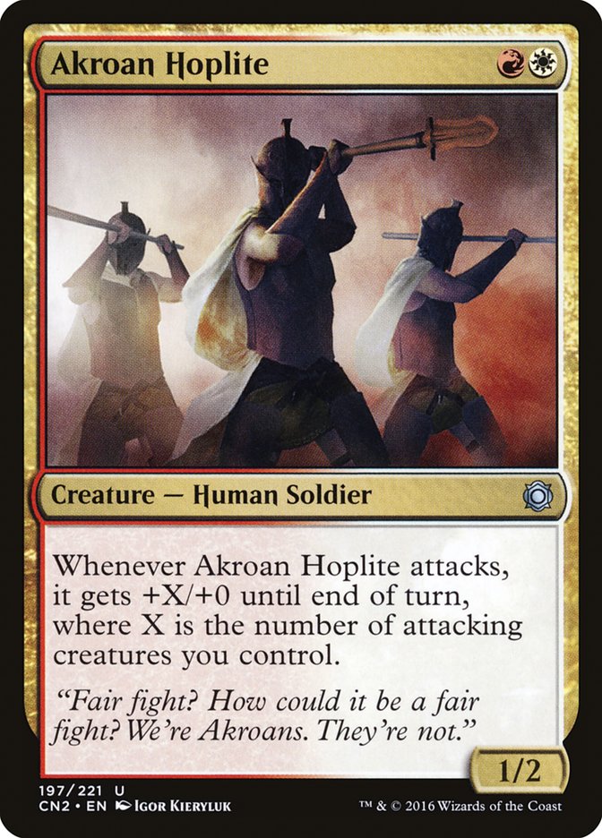 Akroan Hoplite [Conspiracy: Take the Crown] | Galaxy Games LLC
