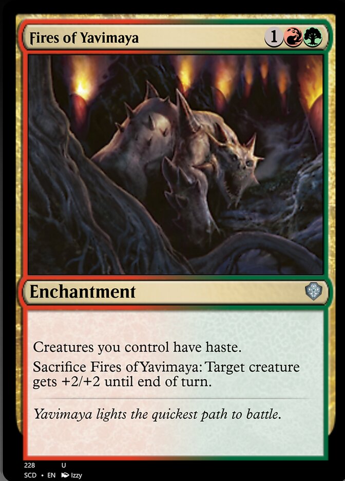 Fires of Yavimaya [Starter Commander Decks] | Galaxy Games LLC