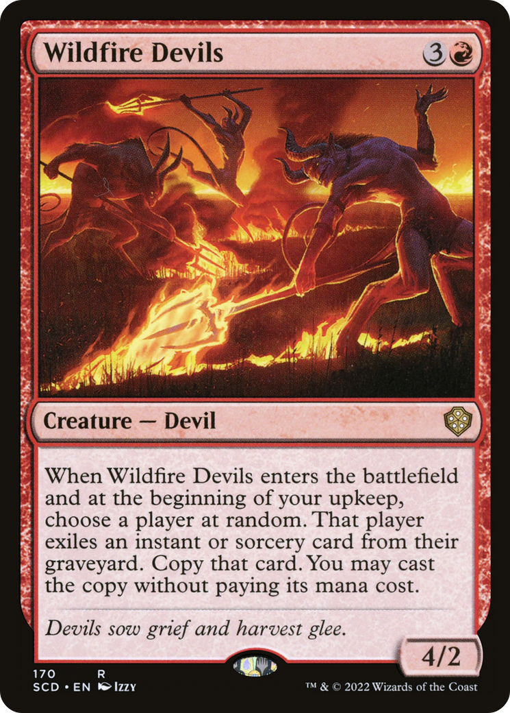 Wildfire Devils [Starter Commander Decks] | Galaxy Games LLC