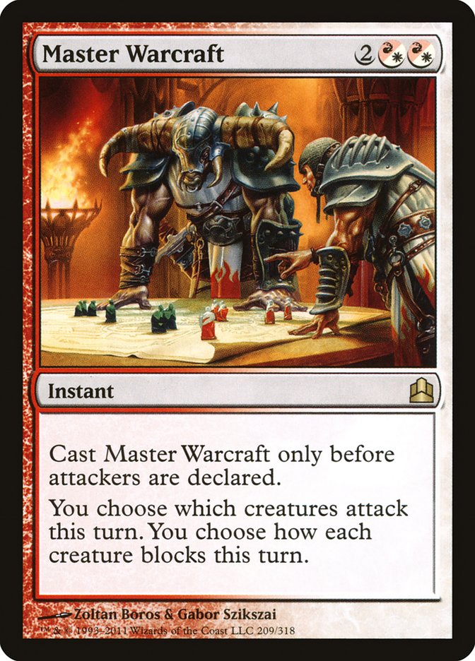 Master Warcraft [Commander 2011] | Galaxy Games LLC