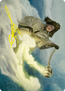 Traveling Minister Art Card (Gold-Stamped Signature) [Innistrad: Crimson Vow Art Series] | Galaxy Games LLC