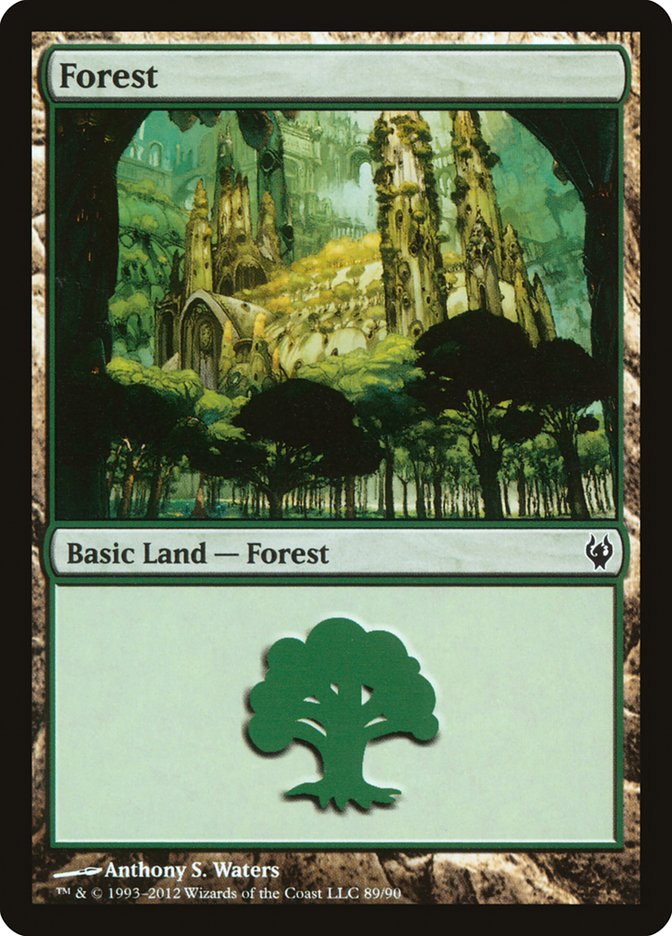 Forest (89) [Duel Decks: Izzet vs. Golgari] | Galaxy Games LLC