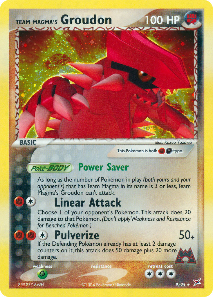 Team Magma's Groudon (9/95) (Theme Deck Exclusive) [EX: Team Magma vs Team Aqua] | Galaxy Games LLC