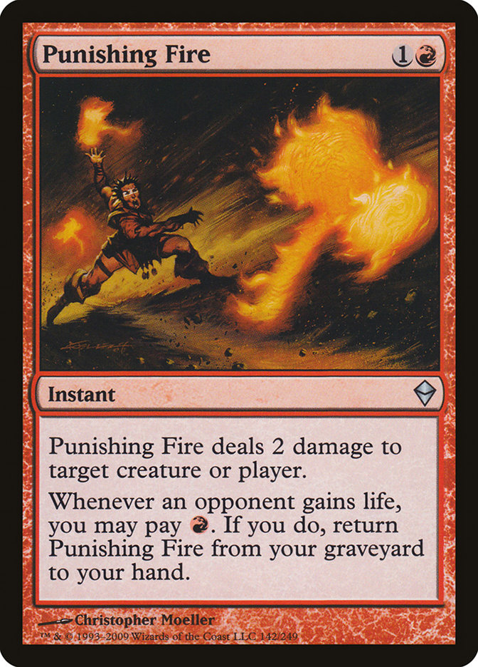 Punishing Fire [Zendikar] | Galaxy Games LLC