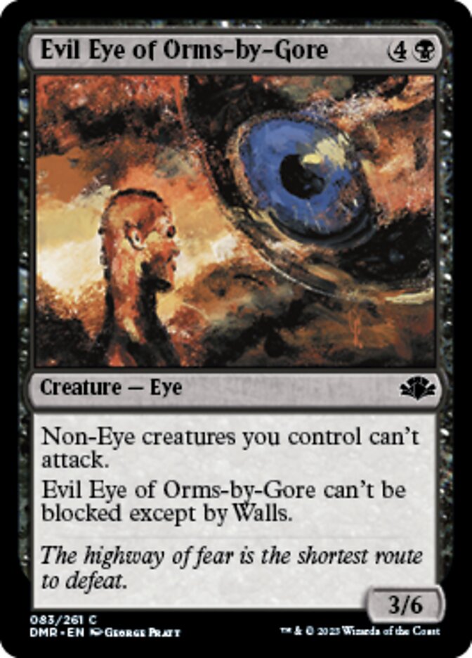 Evil Eye of Orms-by-Gore [Dominaria Remastered] | Galaxy Games LLC