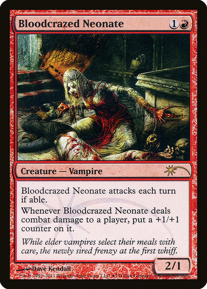 Bloodcrazed Neonate [Wizards Play Network 2011] | Galaxy Games LLC