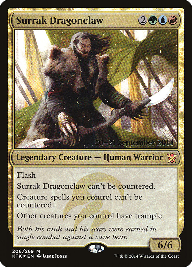 Surrak Dragonclaw [Khans of Tarkir Prerelease Promos] | Galaxy Games LLC