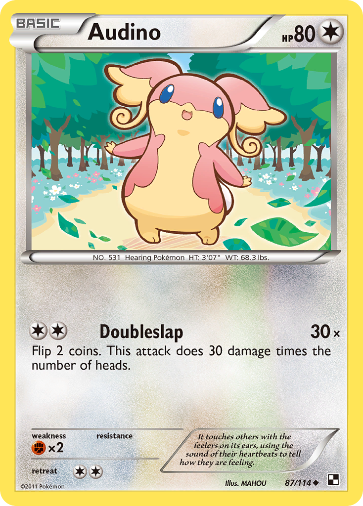 Audino (87/114) [Black & White: Base Set] | Galaxy Games LLC