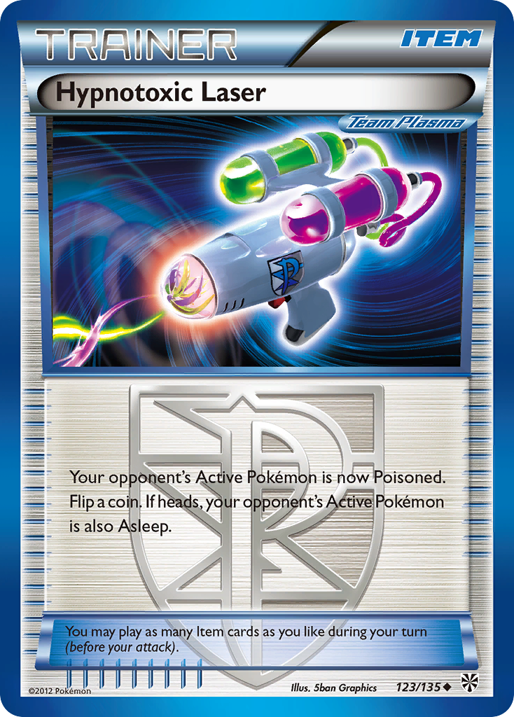 Hypnotoxic Laser (123/135) [Black & White: Plasma Storm] | Galaxy Games LLC