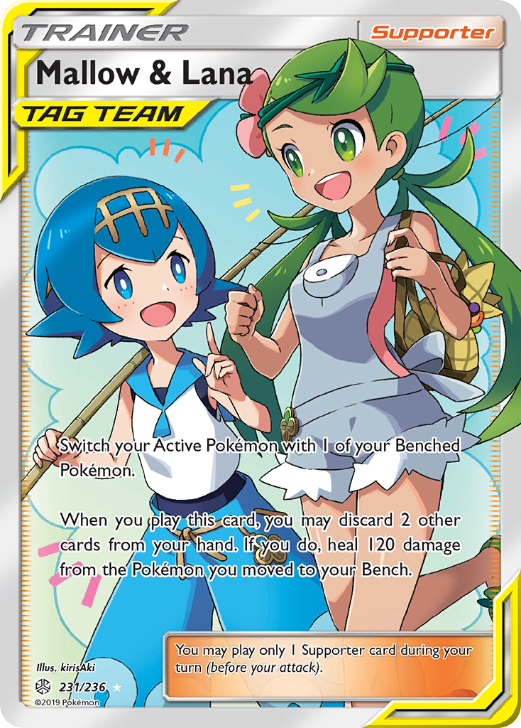 Mallow & Lana (231/236) [Sun & Moon: Cosmic Eclipse] | Galaxy Games LLC