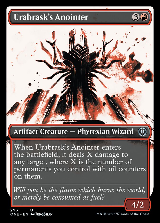 Urabrask's Anointer (Showcase Ichor) [Phyrexia: All Will Be One] | Galaxy Games LLC