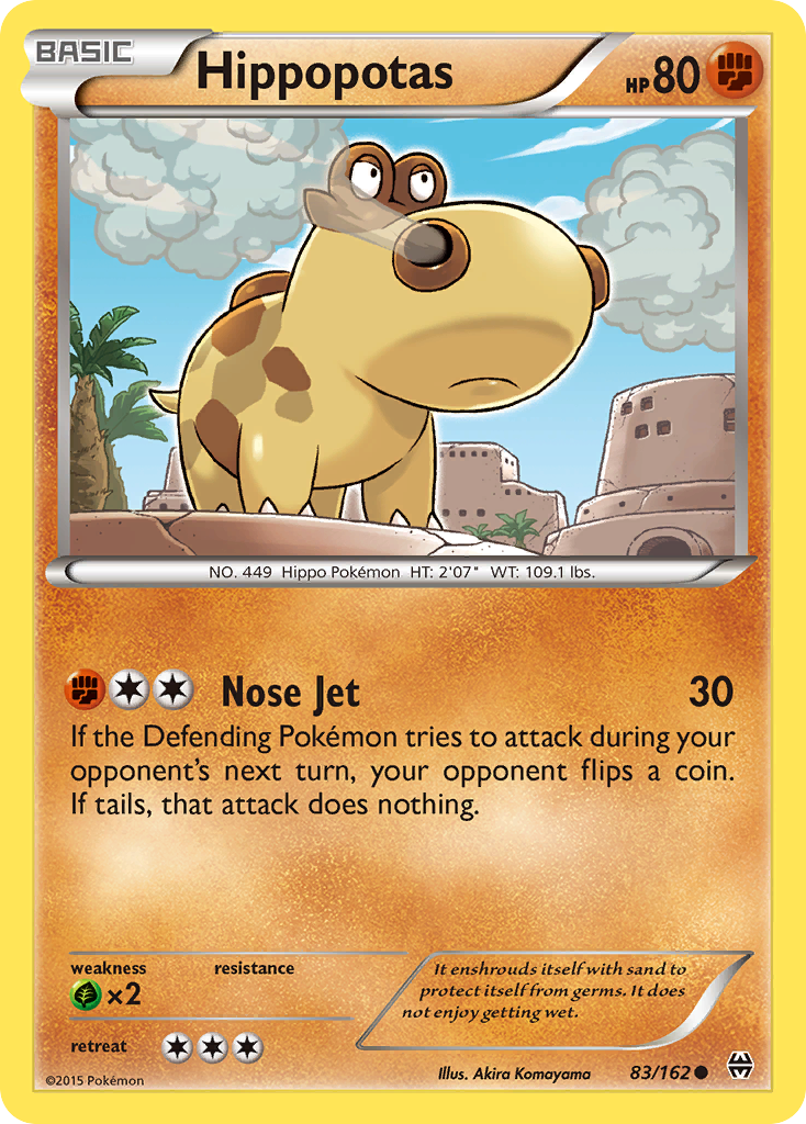 Hippopotas (83/162) [XY: BREAKthrough] | Galaxy Games LLC