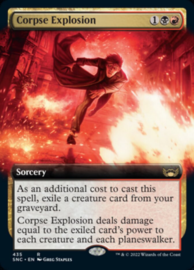 Corpse Explosion (Extended Art) [Streets of New Capenna] | Galaxy Games LLC