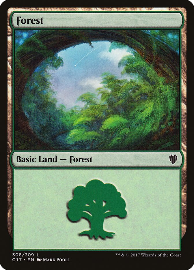 Forest (308) [Commander 2017] | Galaxy Games LLC