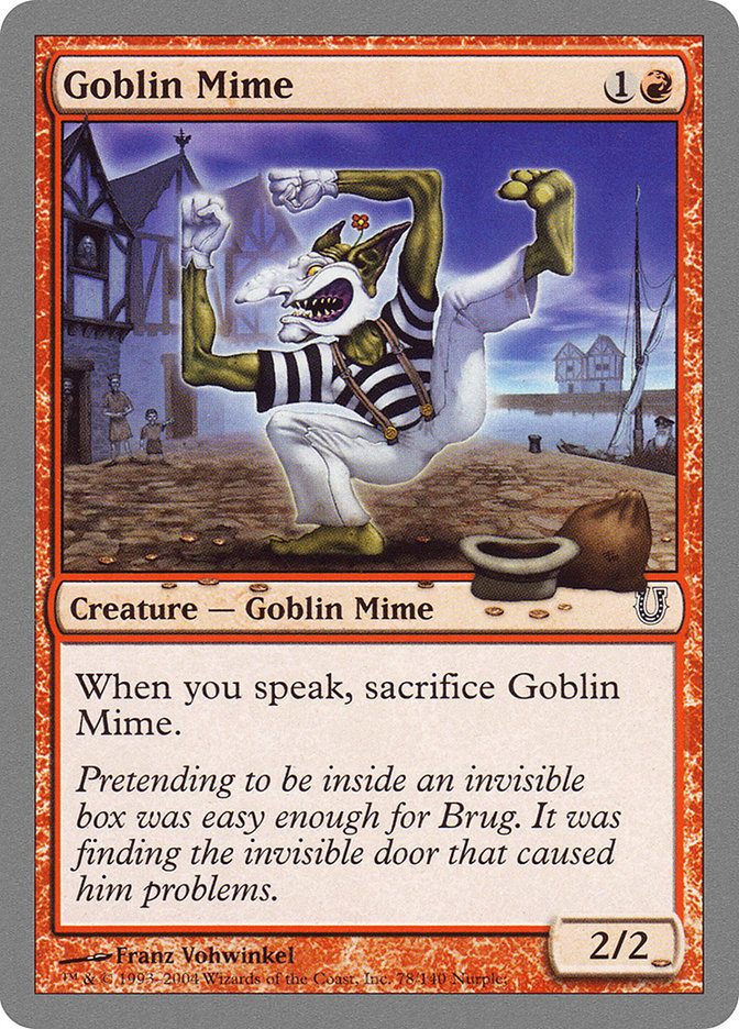 Goblin Mime [Unhinged] | Galaxy Games LLC