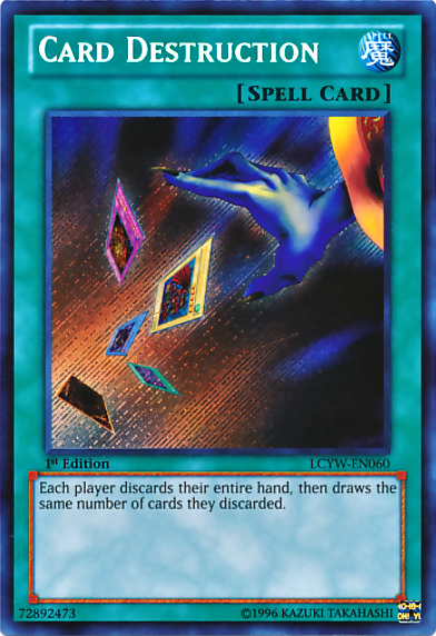 Card Destruction [LCYW-EN060] Secret Rare | Galaxy Games LLC