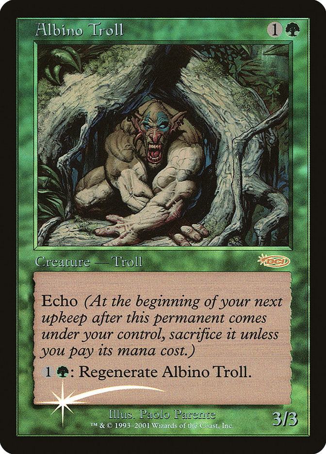 Albino Troll [Friday Night Magic 2002] | Galaxy Games LLC