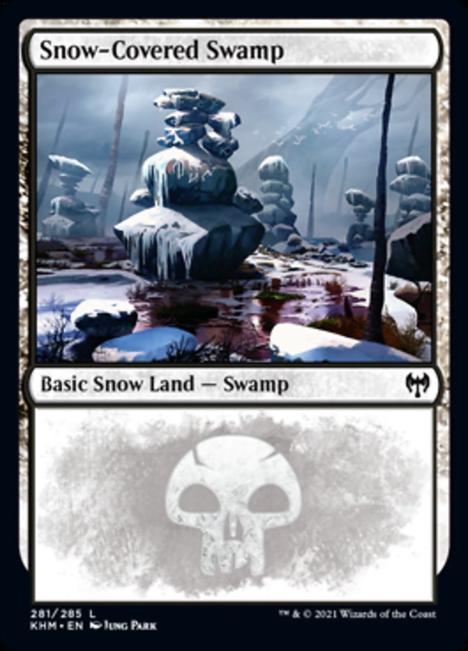 Snow-Covered Swamp (281) [Kaldheim] | Galaxy Games LLC