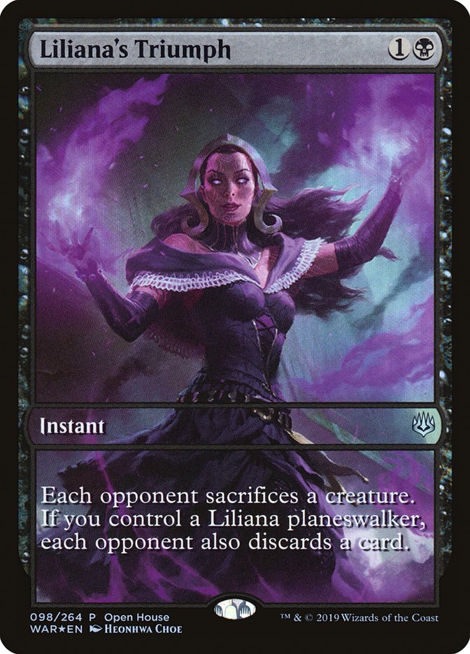 Liliana's Triumph (Open House) [War of the Spark Promos] | Galaxy Games LLC