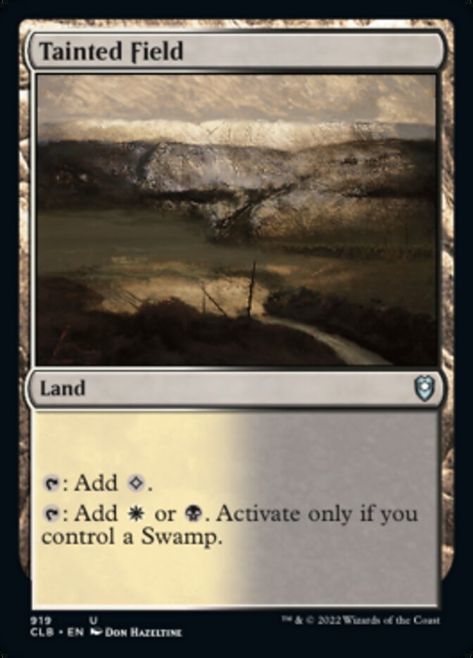 Tainted Field [Commander Legends: Battle for Baldur's Gate] | Galaxy Games LLC