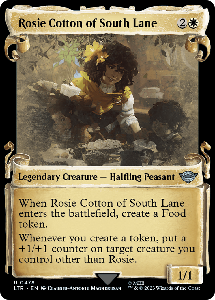 Rosie Cotton of South Lane [The Lord of the Rings: Tales of Middle-Earth Showcase Scrolls] | Galaxy Games LLC