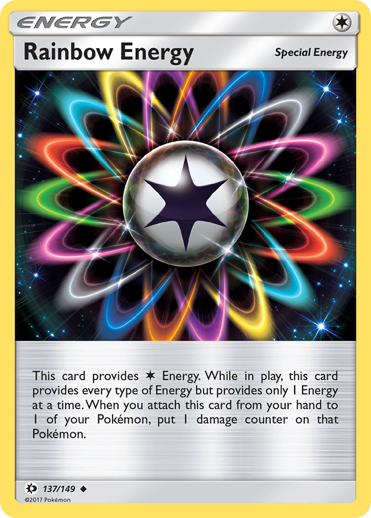 Rainbow Energy (137/149) [Sun & Moon: Base Set] | Galaxy Games LLC