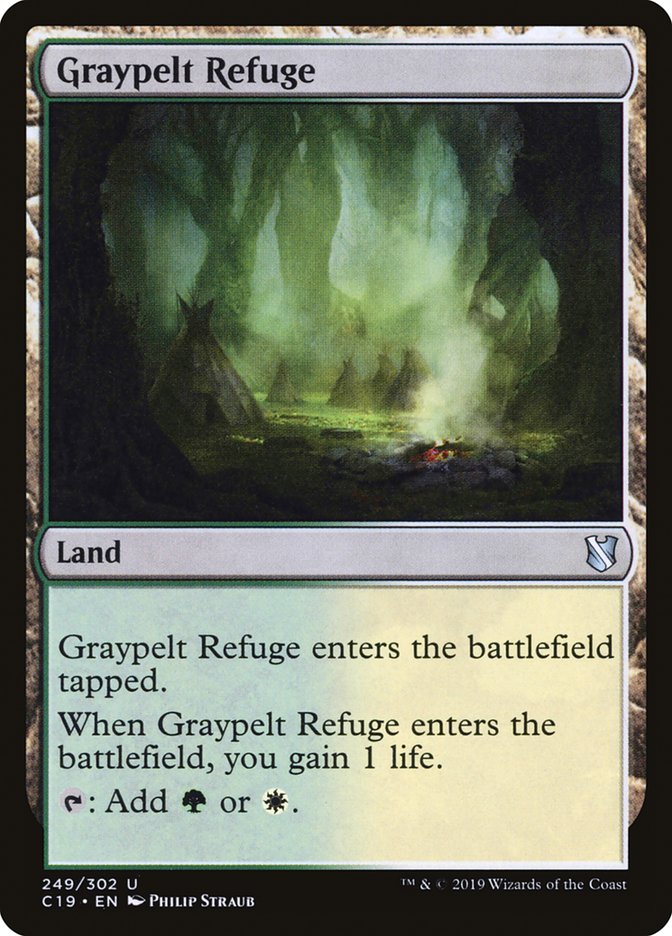 Graypelt Refuge [Commander 2019] | Galaxy Games LLC