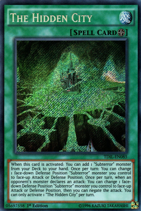 The Hidden City [TDIL-EN085] Secret Rare | Galaxy Games LLC