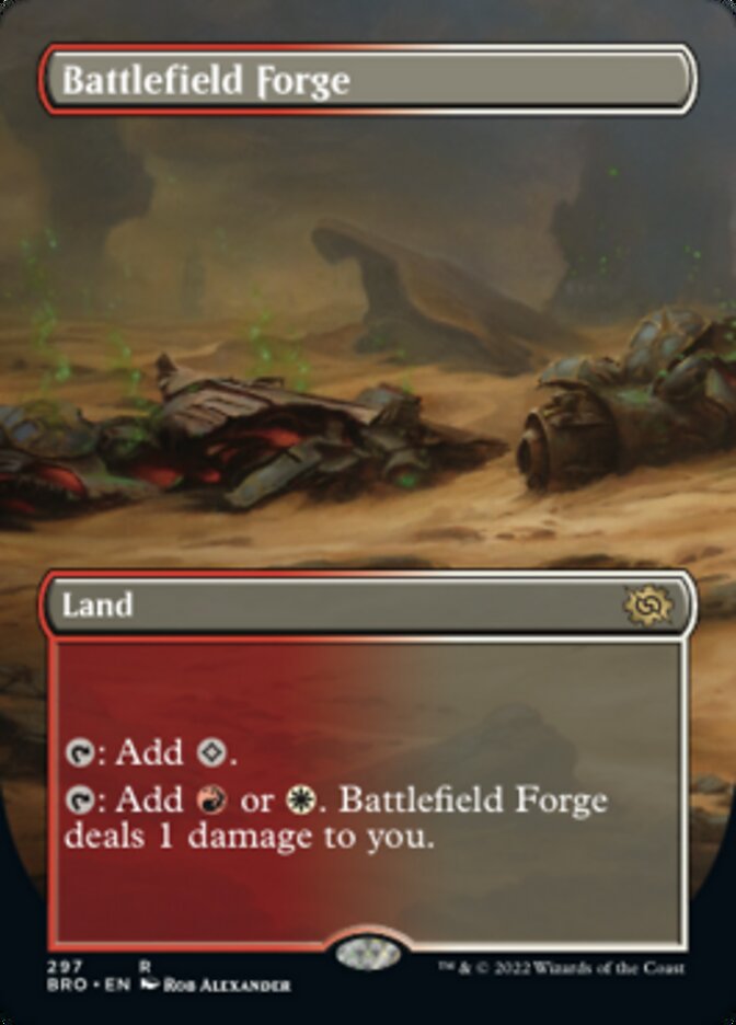 Battlefield Forge (Borderless Alternate Art) [The Brothers' War] | Galaxy Games LLC