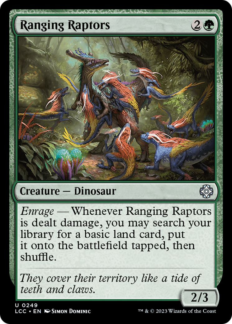 Ranging Raptors [The Lost Caverns of Ixalan Commander] | Galaxy Games LLC