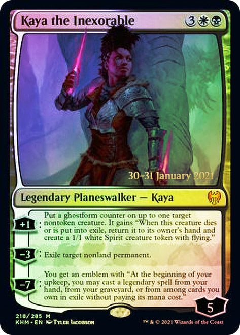 Kaya the Inexorable [Kaldheim Prerelease Promos] | Galaxy Games LLC