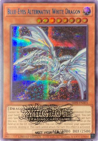 Blue-Eyes Alternative White Dragon [SBPR-EN003] Secret Rare | Galaxy Games LLC