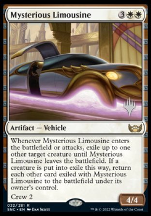 Mysterious Limousine (Promo Pack) [Streets of New Capenna Promos] | Galaxy Games LLC