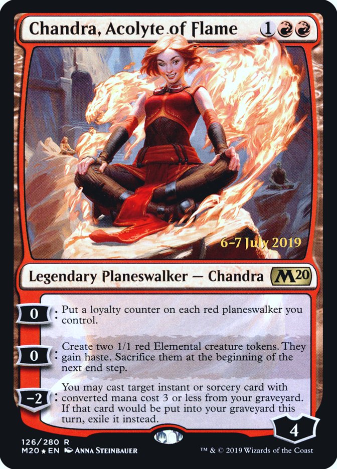 Chandra, Acolyte of Flame [Core Set 2020 Prerelease Promos] | Galaxy Games LLC